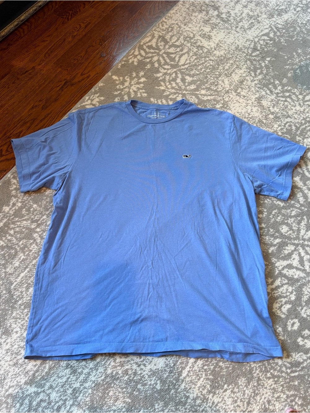 Men's vineyard Vines Short Sleeve Crewneck T-Shirt - Light Blue